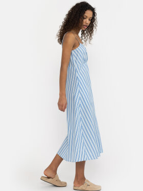 Soft Rebels - SRAmaya Midi Dress Stripes Blå