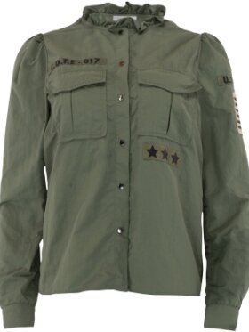 CONTINUE - MILI PATCH SHIRT ARMY