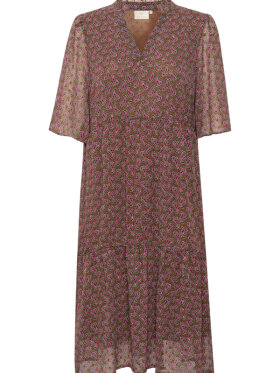 Kaffe - KAcatalina Midi Dress Brun Kaffe - KAcatalina Midi Dress Brun