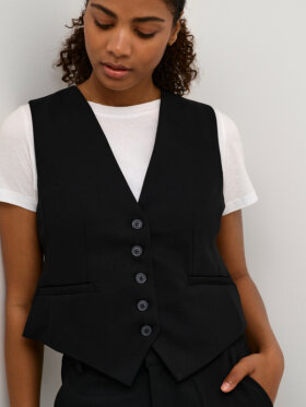 Kaffe - KAsakura Waistcoat Sort