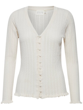 Atelier Reve - IRFANTINO CA2 CARDIGAN HVID Atelier Reve - IRFANTINO CA2 CARDIGAN HVID