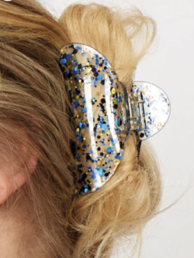Bella Ballou - Confetti hair claw i blå Bella Ballou - Confetti hair claw i blå