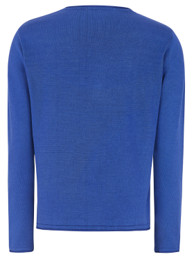 Soft Rebels - SRMarla O-neck Roll Edge Blue