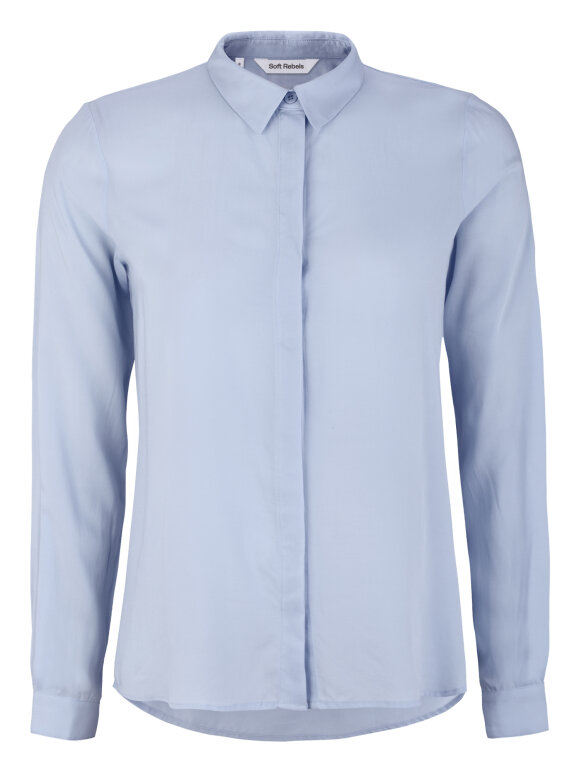 Soft Rebels - SRFreedom LS Shirt Cashmere Blue