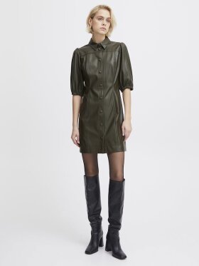 Ichi - IHCAZAVI DRESS GRØN