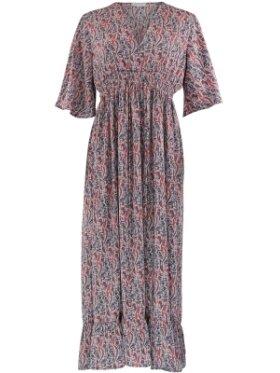CONTINUE - Thilde Paisley Dress Rosa CONTINUE - Thilde Paisley Dress Rosa
