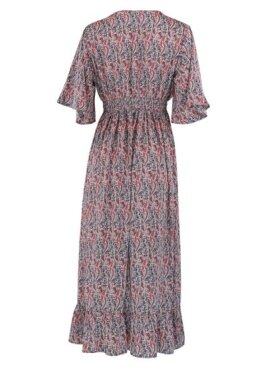 CONTINUE - Thilde Paisley Dress Rosa