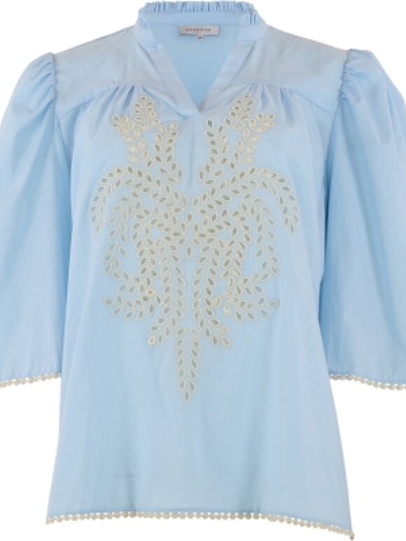CONTINUE - Isa Embrodery Light Blue 