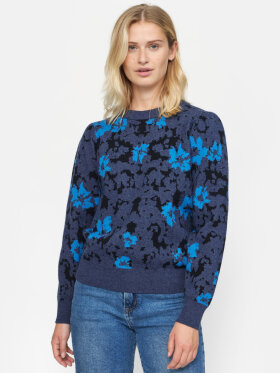Soft Rebels - SRAmira Blouse Knit Navy 
