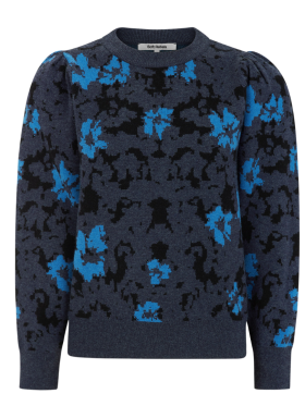 Soft Rebels - SRAmira Blouse Knit Navy Soft Rebels - SRAmira Blouse Knit Navy