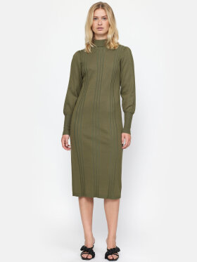 Soft Rebels - SRMorgan Rollneck Dress Knit Green