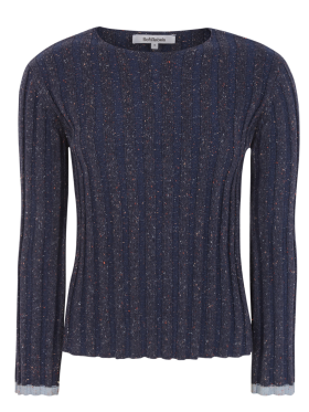 Soft Rebels - SRCeline Blouse Knit Navy Soft Rebels - SRCeline Blouse Knit Navy