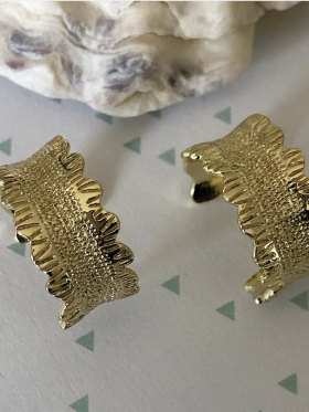 Friihof+Siig - GOA EARRING GULD