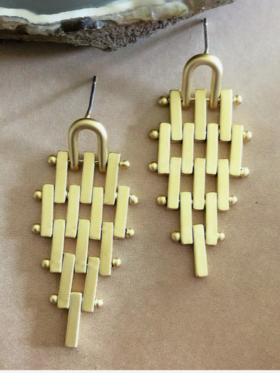 Friihof+Siig - TENNA EARRING GULD