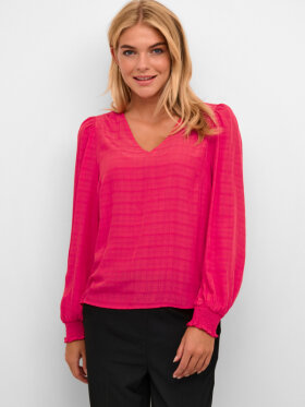 Kaffe - KAFFE KAlissa Blouse Virtual Pink