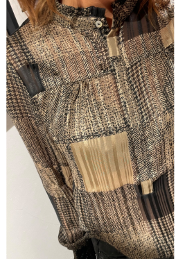 CONTINUE - Asta Shirt Brown