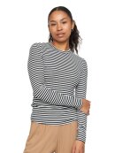 Soft Rebels - SRFenja Stripe o-neck top sort