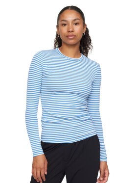 Soft Rebels - SRFenja stripe o-neck regatta