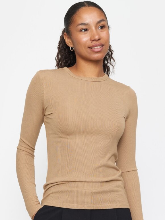 Soft Rebels - SRFenja O-neck Top Tiger's eye