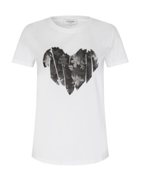 Rosemunde - Organic t-shirt grey heart