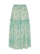 Rosemunde - Chiffon Skirt Big mint flower