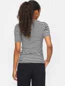 Soft Rebels - SR Fenja Stripes Top SS/ sort