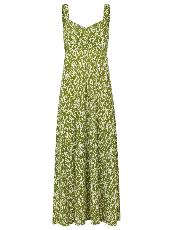 Rosemunde - Dress green tea camo print