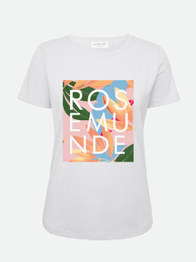 Rosemunde - Organic t-shirt tropical print