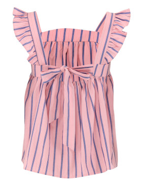 CONTINUE - lulu bow top. 001 stibe pink