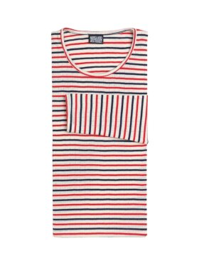 Mads Nørgaard - Nørgaard bluse ecru/red/marine