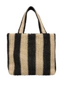 Rosemunde - RBAlva small bag black stripe