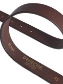 DEPECHE - DEPECHE læder bælte chocolate
