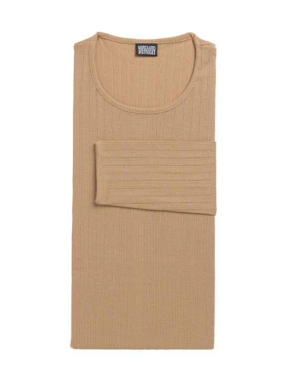 Mads Nørgaard - Nørgaard bluse camel LONG