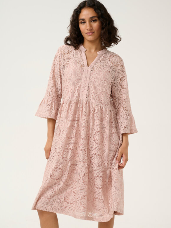 Cream - CRTiley Lace Dress
