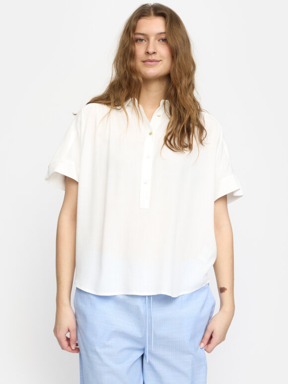 Soft Rebels - SRAlberta Bluse Snow white