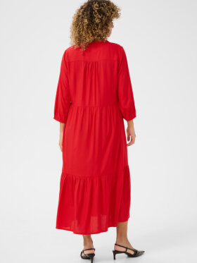 Cream - CRTiah Flounce Dress
