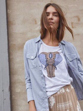 Costamani - Elephant t-shirt blue mix Costamani - Elephant t-shirt blue mix
