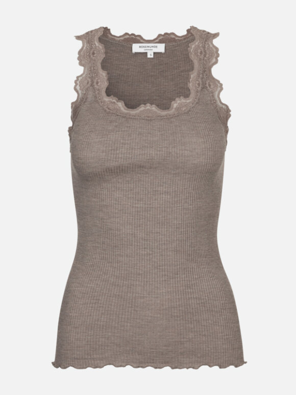 Rosemunde - Rosemunde Top Brown melange
