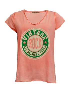 Costamani - Vintage Tee. Coral