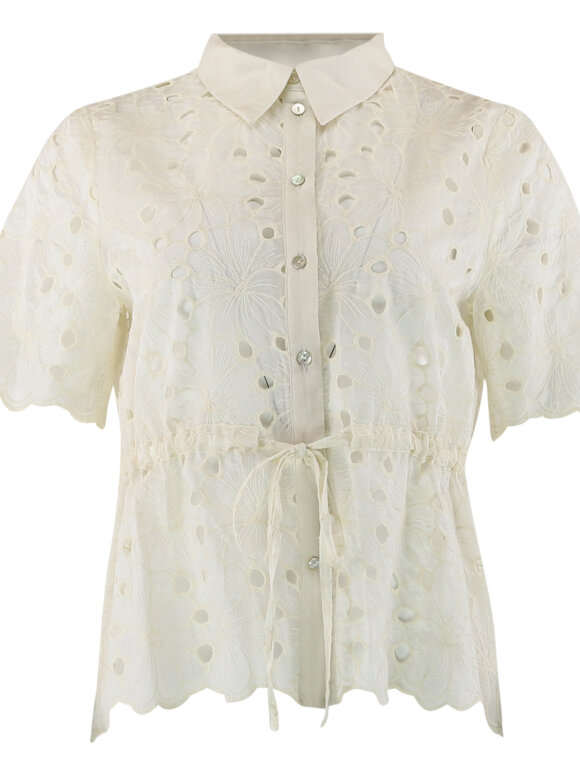 CONTINUE - CONTINUE Bluse off white