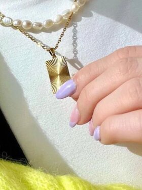 Frk. Wolff Jewelry - Sunny square halskæde