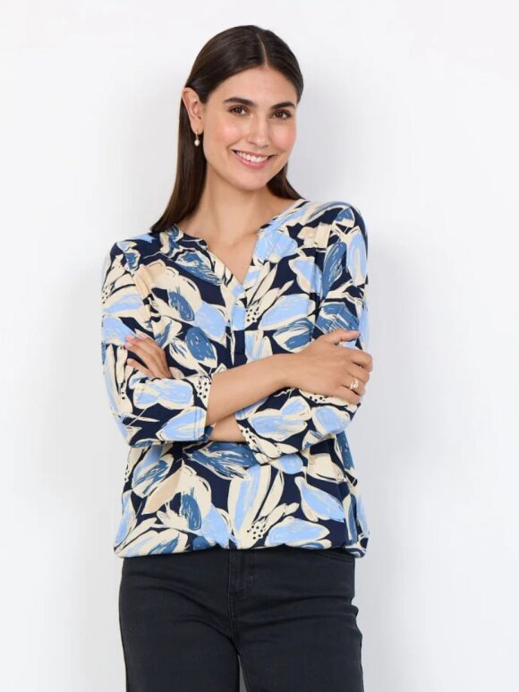 SOYA - SOYA Felicity bluse m. print
