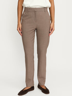 Soft Rebels - SRVilja Mid waist pant Coffee Soft Rebels - SRVilja Mid waist pant Coffee
