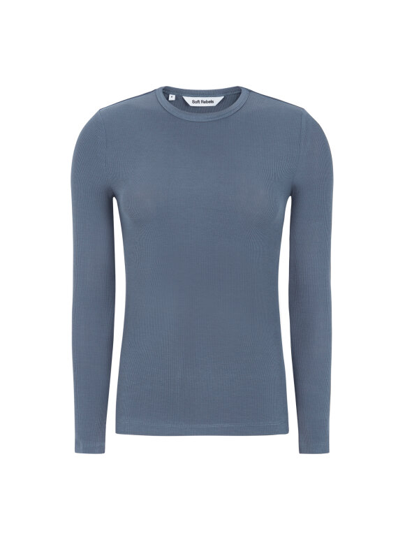 Soft Rebels - SRFenja o-neck Grisaille