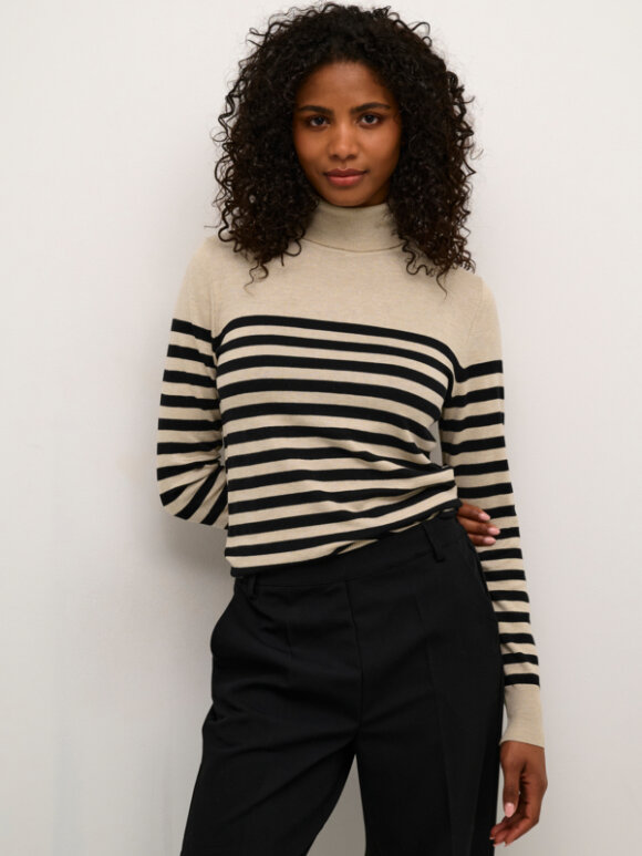 Kaffe - KAlizza Striped Roll Neck
