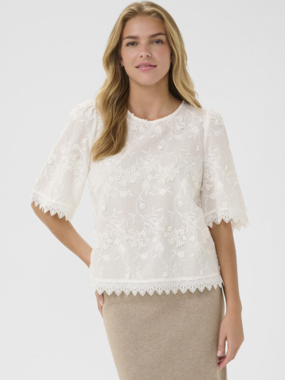 Cream - CRHilda SS Blouse