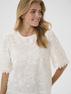 Cream - CRHilda SS Blouse