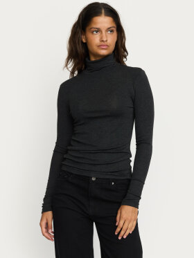 Soft Rebels - SRRoman Roll neck Charcoal