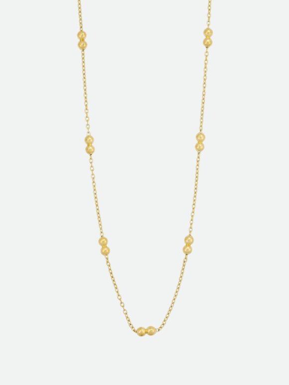 Frk. Wolff Jewelry - Boble Duo halskæde 75cm