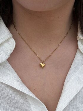 Frk. Wolff Jewelry - Love Heart halskæde 40cm
